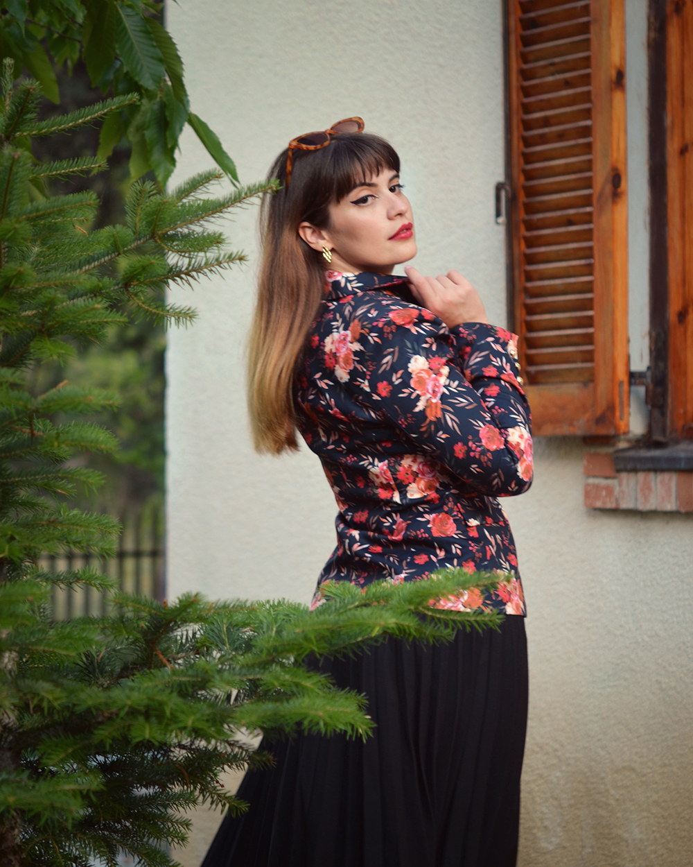 Gillian Floral Blazer